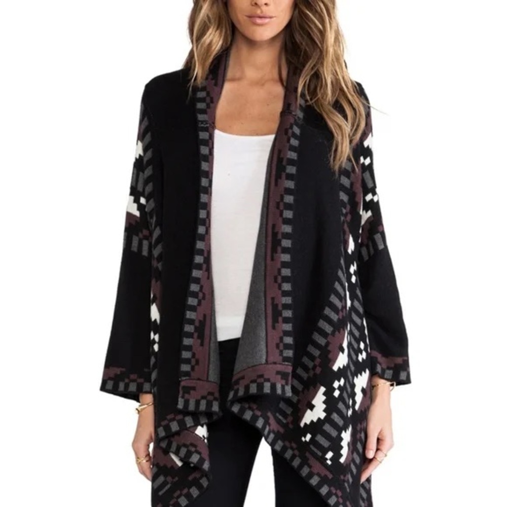 twelfth street by cynthia vincent jacquard aztec jacobean sweater